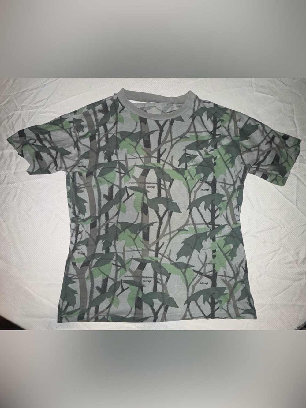 90s Vintage Mirage Camo Pocket Tee - THRASHED / THIN